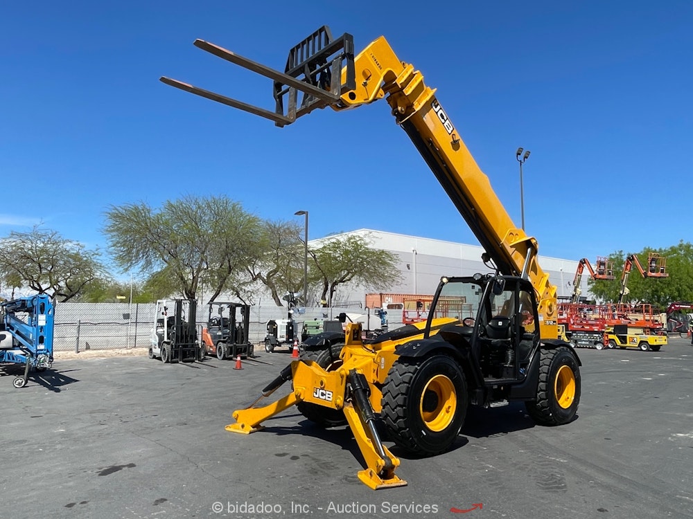 2016 JCB 512-56 56' 12,000 lbs Telescopic Reach Forklift Telehandler bidadoo